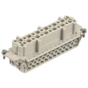 HARTING Heavy Duty Power Connector Insert 16A 500V Han E Series Female 24 Contacts 09330242701