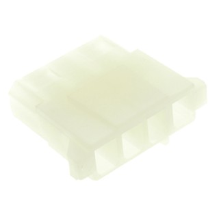 TE Connectivity Commercial MATE-N-LOK Male Connector Housing 5.08 mm Pitch 4 Way 1 Row Straight 1-480424-0