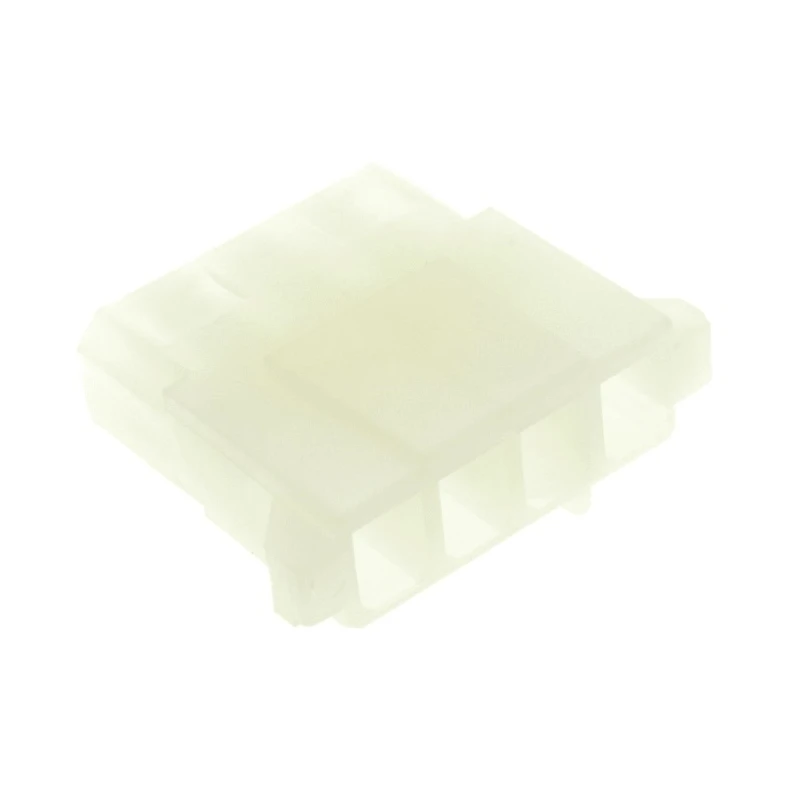 TE Connectivity Commercial MATE-N-LOK Male Connector Housing 5.08 mm Pitch 4 Way 1 Row Straight 1-480424-0