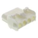 TE Connectivity Universal MATE-N-LOK Female Connector Housing 6.35 mm Pitch 4 Way 1 Row Straight 350780-1