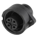 Hirschmann Industrial Circular Connector 4 Contacts Front Mount Socket Female 21.5 mm, IP67, 16A Current 932321100 CA 3 GD