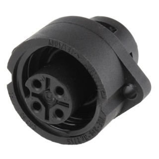 Hirschmann Industrial Circular Connector 4 Contacts Front Mount Socket Female 21.5 mm, IP67, 16A Current 932321100 CA 3 GD