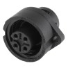 Hirschmann Industrial Circular Connector 4 Contacts Front Mount Socket Female 21.5 mm, IP67, 16A Current 932321100 CA 3 GD