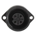 Hirschmann Industrial Circular Connector 4 Contacts Front Mount Socket Female 21.5 mm, IP67, 16A Current 932321100 CA 3 GD