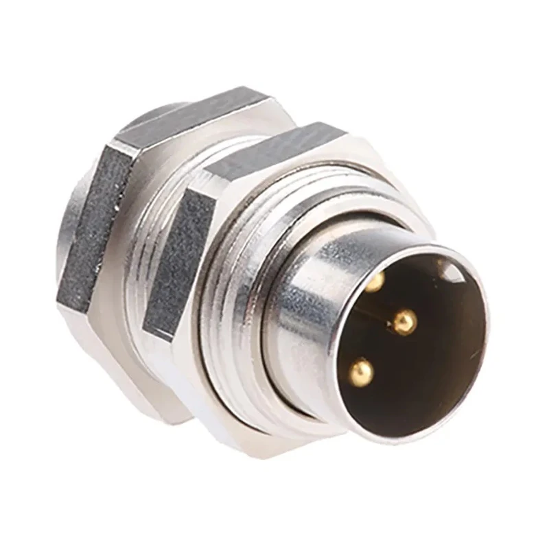 binder Circular Connector 4 Contacts Panel Mount M9 Socket Male IP40 711 Series 09-0081-00-04