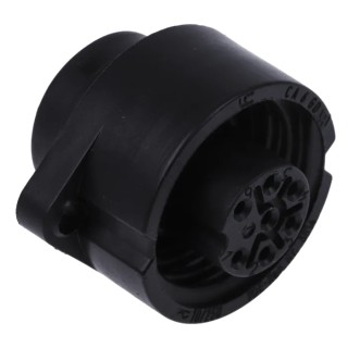 Hirschmann Circular Connector 6 Contacts Flange 21.8 mm Socket Female IP67 Polymer Housing 250V 10A Solder 932325100 CA 6 GD