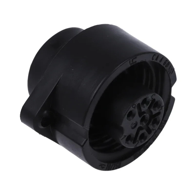 Hirschmann Circular Connector 6 Contacts Flange 21.8 mm Socket Female IP67 Polymer Housing 250V 10A Solder 932325100 CA 6 GD