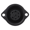 Hirschmann Circular Connector 6 Contacts Flange 21.8 mm Socket Female IP67 Polymer Housing 250V 10A Solder 932325100 CA 6 GD