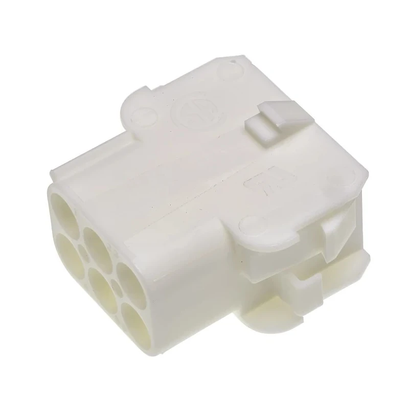 TE Connectivity Universal MATE-N-LOK Female Connector Housing 6 Way 2 Row Straight 6.35 mm Pitch 350781-1