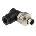 binder Circular Connector, 5 Contacts, Cable Mount, M9 Plug, Male, IP67, 125V, 3A, Polyamide Housing 99-0413-70-05