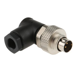 binder Circular Connector, 5 Contacts, Cable Mount, M9 Plug, Male, IP67, 125V, 3A, Polyamide Housing 99-0413-70-05