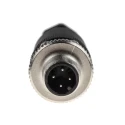 binder Circular Connector, 4 Contacts, Cable Mount, M12 Connector Size, Male Plug, IP67 Rated, Screw Clamp 99 0429 14 04
