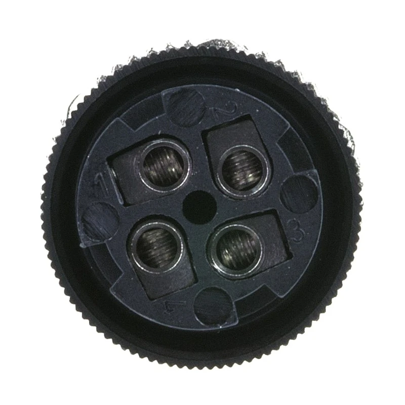 binder Circular Connector, 4 Contacts, Cable Mount, M12 Connector Size, Male Plug, IP67 Rated, Screw Clamp 99 0429 14 04