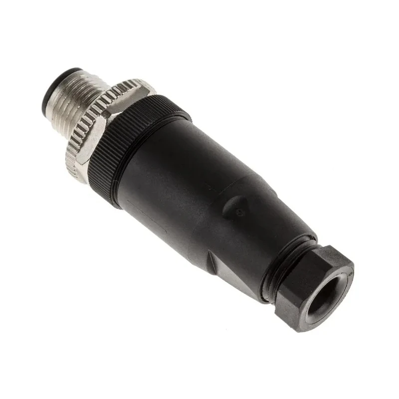 binder Circular Connector, 4 Contacts, Cable Mount, M12 Connector Size, Male Plug, IP67 Rated, Screw Clamp 99 0429 14 04