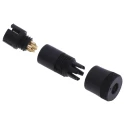 binder Circular Connector Subminiature Cable Plug 4 Contacts Male IP40 60V 3A 719 Series 09-9767-70-04