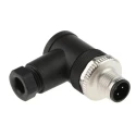 binder Industrial Circular Connector, 4 Contacts, Cable Mount, M12 Connector, Plug, Male, IP67, 713 Series 99 0429 24 04