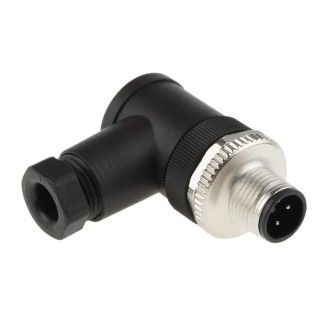 binder Industrial Circular Connector, 4 Contacts, Cable Mount, M12 Connector, Plug, Male, IP67, 713 Series 99 0429 24 04