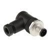 binder Industrial Circular Connector, 4 Contacts, Cable Mount, M12 Connector, Plug, Male, IP67, 713 Series 99 0429 24 04