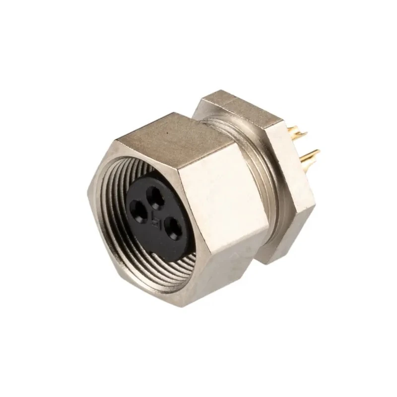 binder Circular Connector, 3 Contacts, Panel Mount, M9 Connector, Socket, Female, IP40, 711 Series 09-0078-00-03