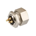 binder Circular Connector, 3 Contacts, Panel Mount, M9 Connector, Socket, Female, IP40, 711 Series 09-0078-00-03