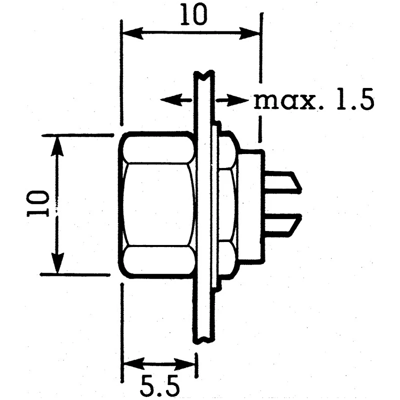 binder Circular Connector, 3 Contacts, Panel Mount, M9 Connector, Socket, Female, IP40, 711 Series 09-0078-00-03