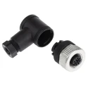 binder Circular Connector, 4 Contacts, Cable Mount, M12 Connector Size, Socket Female, IP67, 250V, 4A 99 0430 24 04