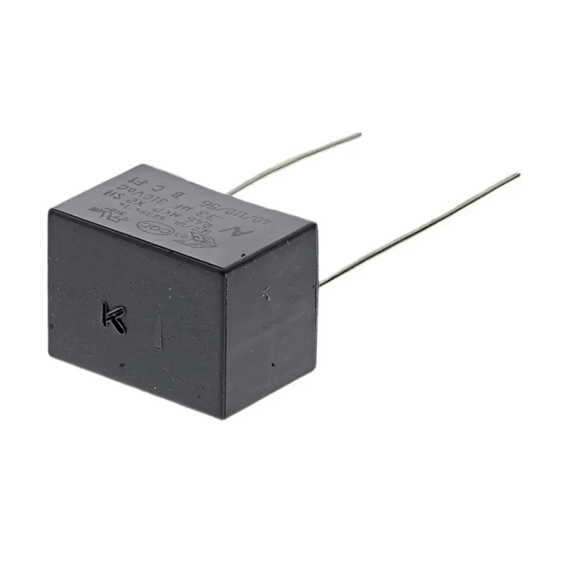 KEMET R46 Film Capacitor X2 Class, ±10% Tolerance, 330 nF Capacitance, 310 V DC/AC, Through Hole Mount R463I33305001K