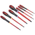 Bahco Insulated Pozidriv and Slotted Screwdriver Set 7-Piece BE-9888S