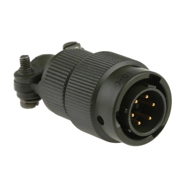 Amphenol Limited MIL Spec Circular Connector 6 Contacts Male Olive Brass Straight Cable Mount 500-700V ac 62GB-16F10-06PN