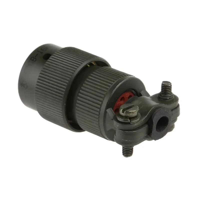 Amphenol Limited MIL Spec Circular Connector 6 Contacts Male Olive Brass Straight Cable Mount 500-700V ac 62GB-16F10-06PN