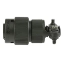 Amphenol Limited MIL Spec Circular Connector 6 Contacts Male Olive Brass Straight Cable Mount 500-700V ac 62GB-16F10-06PN