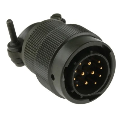 Amphenol Limited MIL Spec Circular Connector 12 Contacts Male Olive Aluminium Zinc Cobalt Plated Bayonet 62GB-16F14-12PN