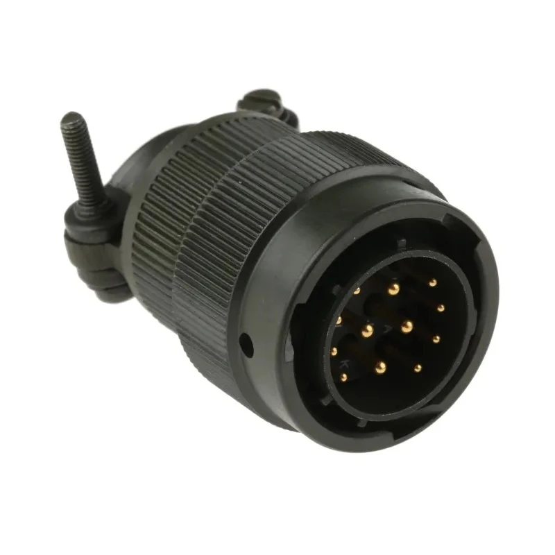 Amphenol Limited MIL Spec Circular Connector 12 Contacts Male Olive Aluminium Zinc Cobalt Plated Bayonet 62GB-16F14-12PN