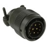 Amphenol Limited MIL Spec Circular Connector 12 Contacts Male Olive Aluminium Zinc Cobalt Plated Bayonet 62GB-16F14-12PN
