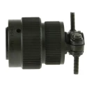Amphenol Limited MIL Spec Circular Connector 12 Contacts Male Olive Aluminium Zinc Cobalt Plated Bayonet 62GB-16F14-12PN