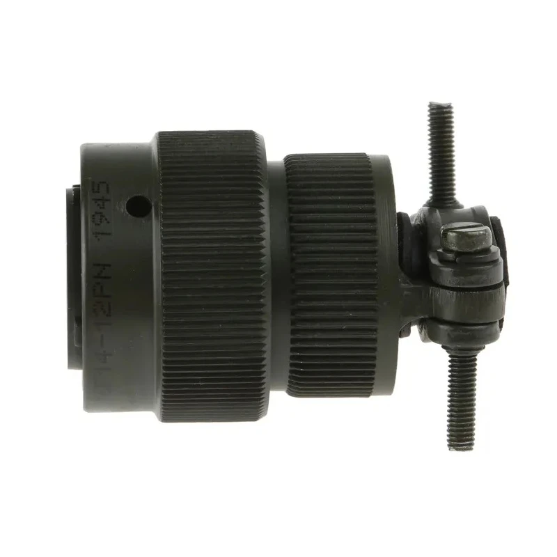 Amphenol Limited MIL Spec Circular Connector 12 Contacts Male Olive Aluminium Zinc Cobalt Plated Bayonet 62GB-16F14-12PN