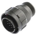 Amphenol Limited MIL Spec Circular Connector 19 Contacts 13A 500V AC Brass Contact Olive Drab Cadmium 97B-3106A-22-14P-HD
