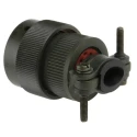 Amphenol Limited MIL Spec Circular Connector 19 Contacts Male Olive Brass Straight Cable Mount 62GB-16F14-19PN