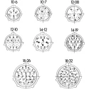 Amphenol Limited MIL Spec Circular Connector 19 Contacts Male Olive Brass Straight Cable Mount 62GB-16F14-19PN
