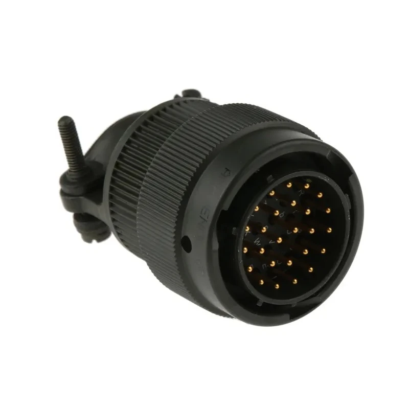 Amphenol Limited MIL Spec Circular Connector 26 Contacts Brass Straight Olive Drab Zinc Cobalt Plated 62GB-16F16-26PN