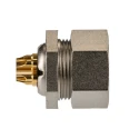 binder Circular Connector, 5 Contacts, Panel Mount Socket, Female, M9 Connector, 125V, 3A, Brass Housing 09-0098-00-05