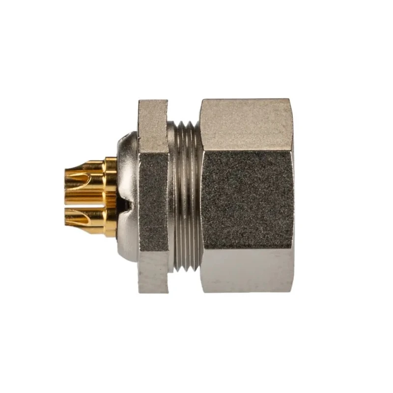 binder Circular Connector, 5 Contacts, Panel Mount Socket, Female, M9 Connector, 125V, 3A, Brass Housing 09-0098-00-05
