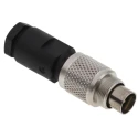 binder Circular Connector 5 Contacts Cable Mount, Male Plug, M9 Size, IP67 Rated, Polyamide Housing, 125V 3A 99-0413-00-05