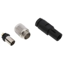 binder Circular Connector 5 Contacts Cable Mount, Male Plug, M9 Size, IP67 Rated, Polyamide Housing, 125V 3A 99-0413-00-05