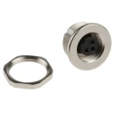 binder Circular Connector, 3 Contacts, Panel Mount, M9 Connector Size, Socket Female, IP67 Rated, 4A 125V 09-0408-00-03
