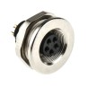binder Circular Connector, 5 Contacts, Panel Mount, M9 Connector, Socket, Female, IP67, 3A Current, 125V 09-0416-00-05
