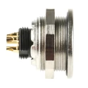 binder Circular Connector, 5 Contacts, Panel Mount, M9 Connector, Socket, Female, IP67, 3A Current, 125V 09-0416-00-05