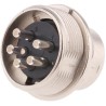 binder Circular Connector 5 Contacts Panel Mount M16 Plug Male IP40 680 Series 09-0315-00-05