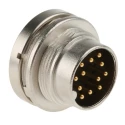 binder Circular Connector, 12 Contacts, Panel Mount, M16 Connector, Socket, Male, IP40, 680 Series 09-0331-00-12