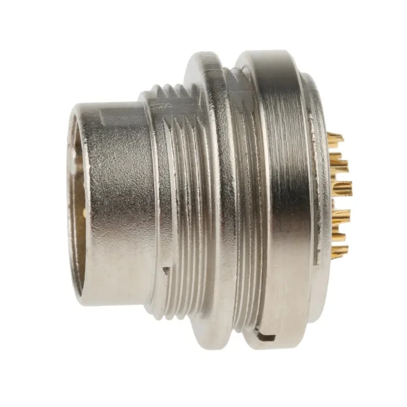 binder Circular Connector, 12 Contacts, Panel Mount, M16 Connector, Socket, Male, IP40, 680 Series 09-0331-00-12